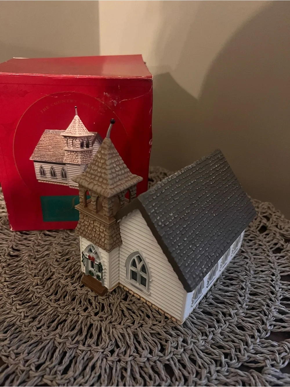 Hallmark Sarah Plain and Tall Country Holiday Church Figurine - movie Wheaton